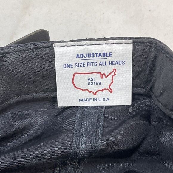 Vintage Checkered Black ISP Mineral Products Adjustable Strapback Advertising - Picture 5 of 5